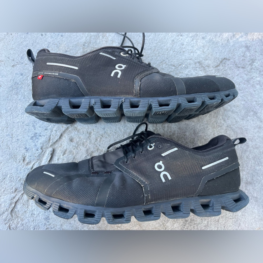 On Running / On Cloud Men's Black Athletic Cloud-Style Running Shoes 11.5